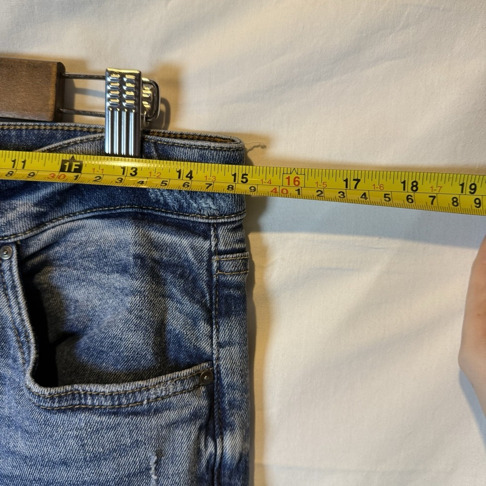 Kut from the Kloth Rosa Crop Vintage Straight Leg Jeans 8 Button Fly High Rise - Picture 5 of 7
